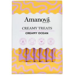 Amanova Cat Creamy Treats  Creamy Ocean Tuna & Goat Milk - Tuńczyk I Mleko Kozy 6X15G