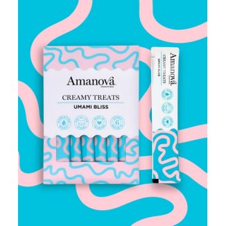 Amanova Cat Creamy Treats  Umami Bliss Chicken & Katsuobushi - Kurczak I Katsuobushi 6X15G