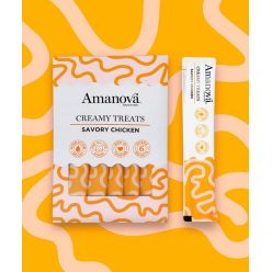 Amanova Cat Creamy Treats Savory Chicken - Kurczak 6X15G