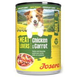 Josera Pies Meat Lovers Menu Kurczak Z Marchewką Puszka 400G