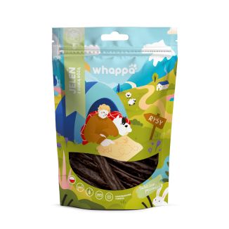 Whappa Monoproteinowe kabanosy Jeleń z dziką różą 70g