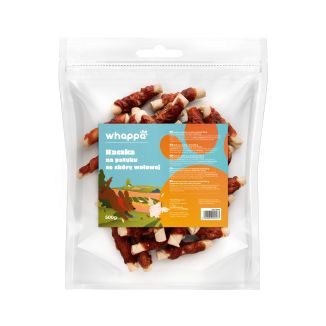 Whappa 500g Kaczka owinięta na patyku wołowym 8cm