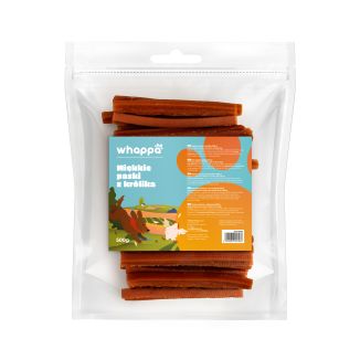 Whappa 500g Miękkie stripsy z królika