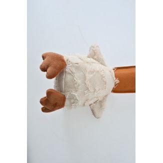 Gryzak pluszowy kurczak z piszczałką  30 cm ZABAWKA DLA PSA