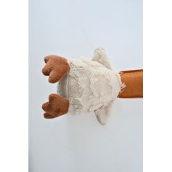 Gryzak pluszowy kurczak z piszczałką  30 cm ZABAWKA DLA PSA