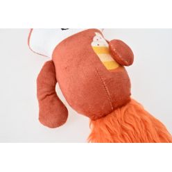 Szeleszcząca gryzak pluszowy lisek z piszczałką 33 cm ZABAWKA DLA PSA