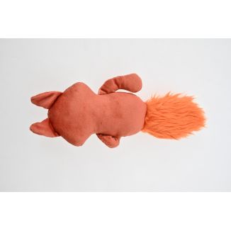 Szeleszcząca gryzak pluszowy lisek z piszczałką 33 cm ZABAWKA DLA PSA
