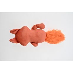 Szeleszcząca gryzak pluszowy lisek z piszczałką 33 cm ZABAWKA DLA PSA