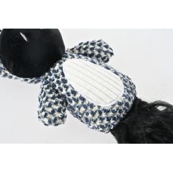 Szeleszcząca gryzak pluszowy zebra z piszczałką 38 cm ZABAWKA DLA PSA