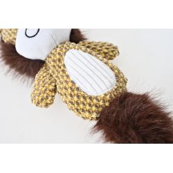 Szeleszcząca gryzak pluszowy lew z piszczałką 34 cm ZABAWKA DLA PSA