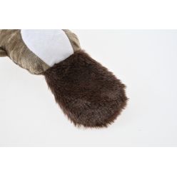 Pluszowy bóbr z piszczałką i szeleszczącą wkładką  25 cm ZABAWKA DLA PSA