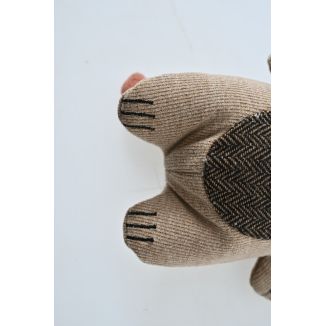 Gryzak pluszowy lew z piszczałką 27 cm ZABAWKA DLA PSA