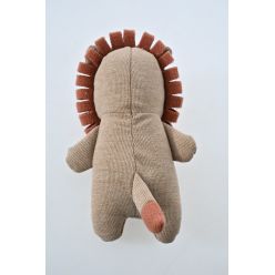Gryzak pluszowy lew z piszczałką 27 cm ZABAWKA DLA PSA