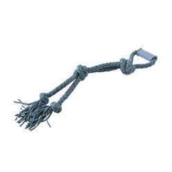 SZARPAK DLA PSA zabawka gumowy gryzak mocny sznur do przeciągania 62cm
