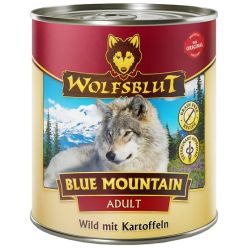 Wolfsblut Dog Blue Mountain Adult - Dziczyzna I Ziemniaki Puszka 800G