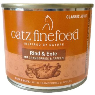 Catz Finefood Classic Wołowina I Kaczka (N.23) Puszka 200G