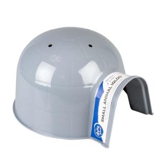 Duvo+ Plastikowy Domek Igloo dla Gryzoni Chomika Szary S 16cm Kryjówka