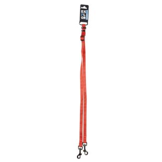 Duvo+ Dwójnik dla Psa Regulowany Rozgałęziacz Czerwony 40-70cm 15mm