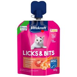 Vitakraft Cat Licks & Bits - Krewetka I Pomidor 60G