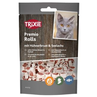 Trixie Premio Fish Chicken Rolls - Krążki Z Kurczakiem I Łososiem [42702]
