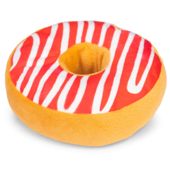 Beeztees Donut Dripz Pluszowa Zabawka dla Psa Szeleszczący Pączek 13,5cm
