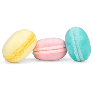 Beeztees Macaron Mimi Pluszowa Zabawka dla Psa Makaronik z Piszczałką 12cm