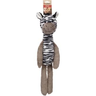 Flamingo Zefra Zebra Biało-Czarna Pluszowa Zabawka dla Psa z Piszczałką 62cm