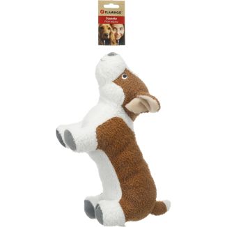 Flamingo Corri Pluszowy Pies Corgi Brązowy Zabawka dla Psa z Piszczałką 39cm