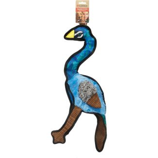 Flamingo Nela Pluszowy Paw Błękitny Zabawka dla Psa ze Sznurem i Piszczałką 59cm