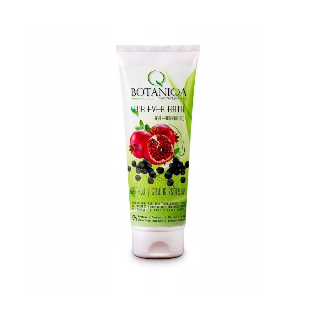 Szampon odżywczy dla psa Botaniqa By Aga Pluta For Ever Bath 250ml z ekstraktem z jagód acai i granatu,