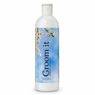 Szampon groomerski do mycia zasadniczego psa Botaniqa Groom It! Spring Edition 473ml o świeżym wiosennym zapachu