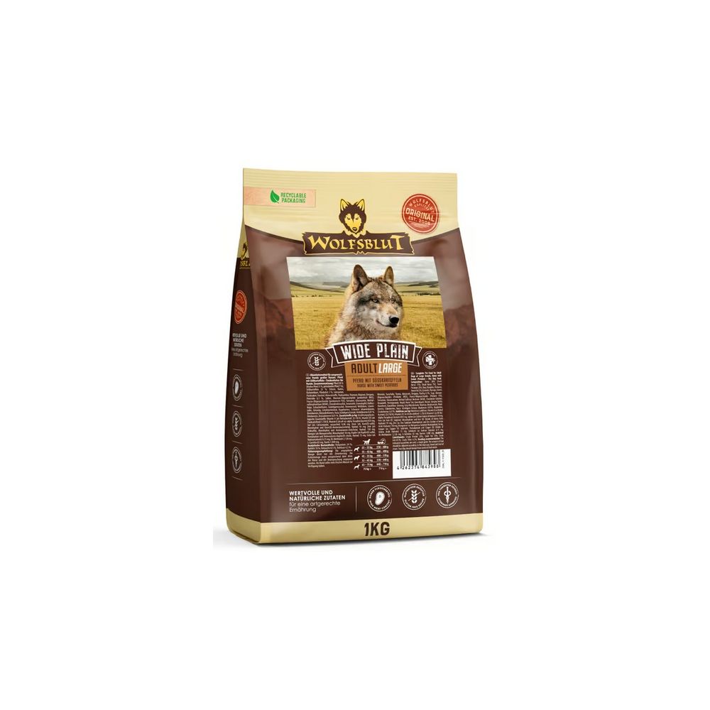 Wolfsblut Dog Wide Plain Adult Large - Konina I Bataty 1Kg
