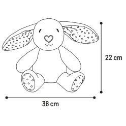 Flamingo Lief Królik Beżowy Pluszowa Zabawka Dla Psa 36cm | Konikpolny
