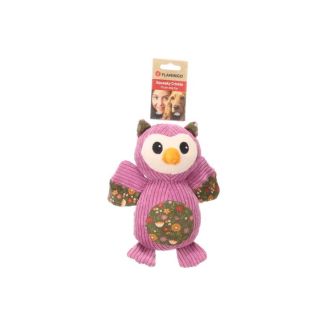 Flamingo Lacy Purpurowa Sowa Pluszowa Zabawka Dla Psa 26cm | Konikpolny