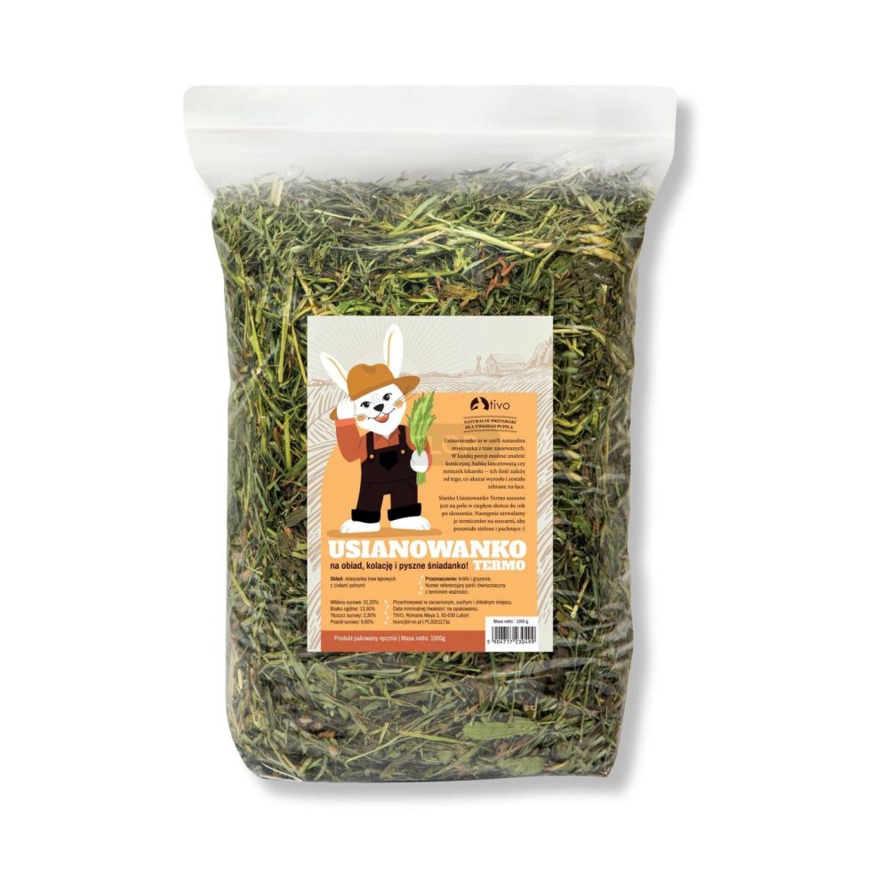 TIVO Usianowanko Termo Siano Dla Królika i Gryzoni 1kg | Konikpolny