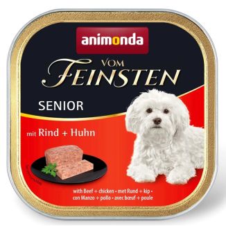 Animonda Vom Feinsten Dog Senior Wołowina I Kurczak 150G