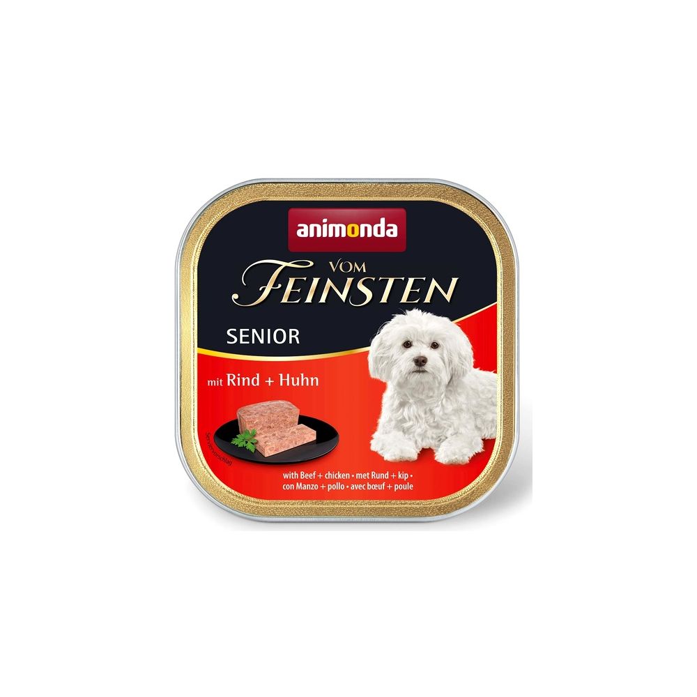 Animonda Vom Feinsten Dog Senior Wołowina I Kurczak 150G