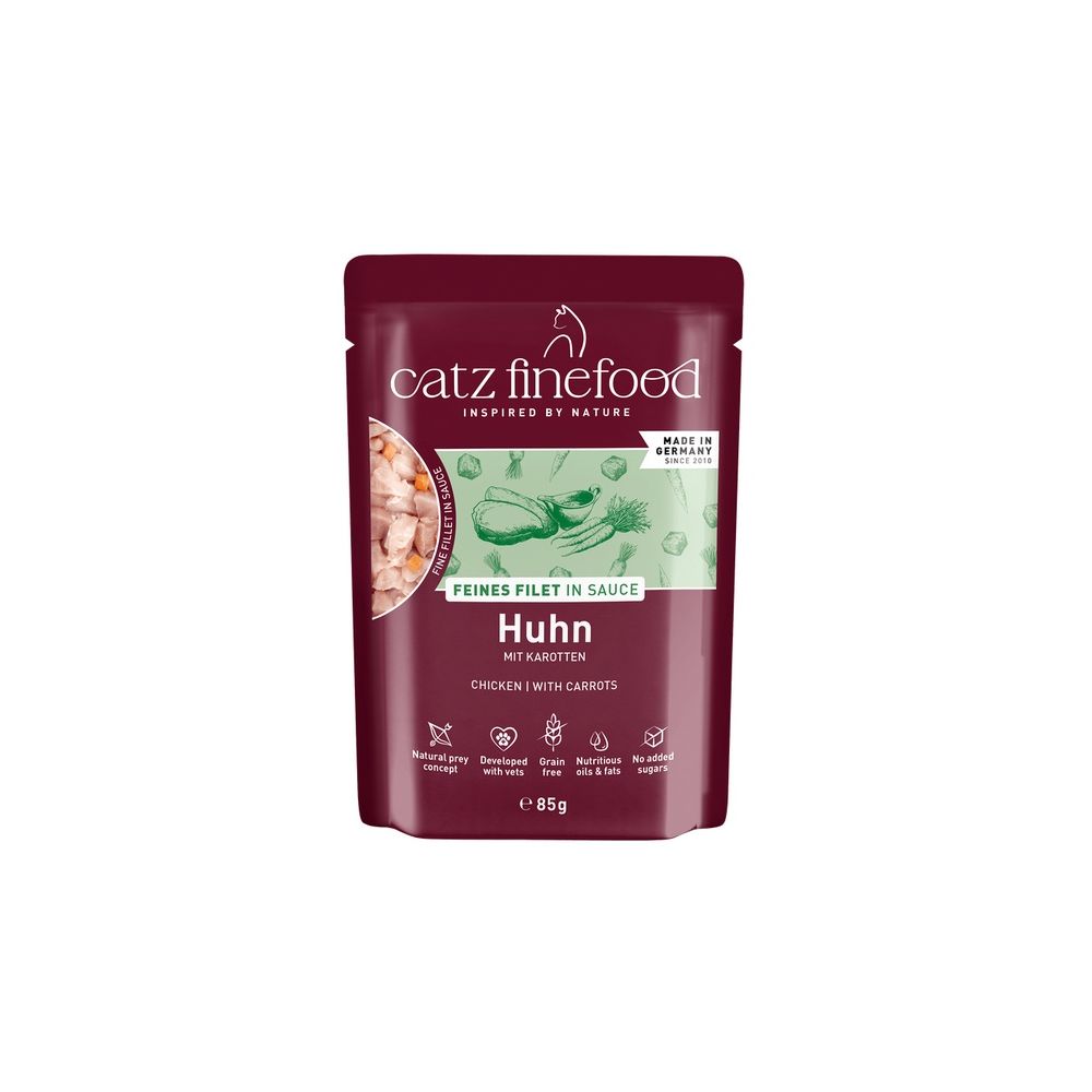 Catz Finefood Feines Filet In Sauce Kurczak I Marchew Saszetka 85G