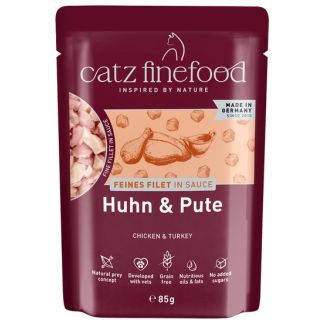 Catz Finefood Feines Filet In Sauce Kurczak I Indyk Saszetka 85G