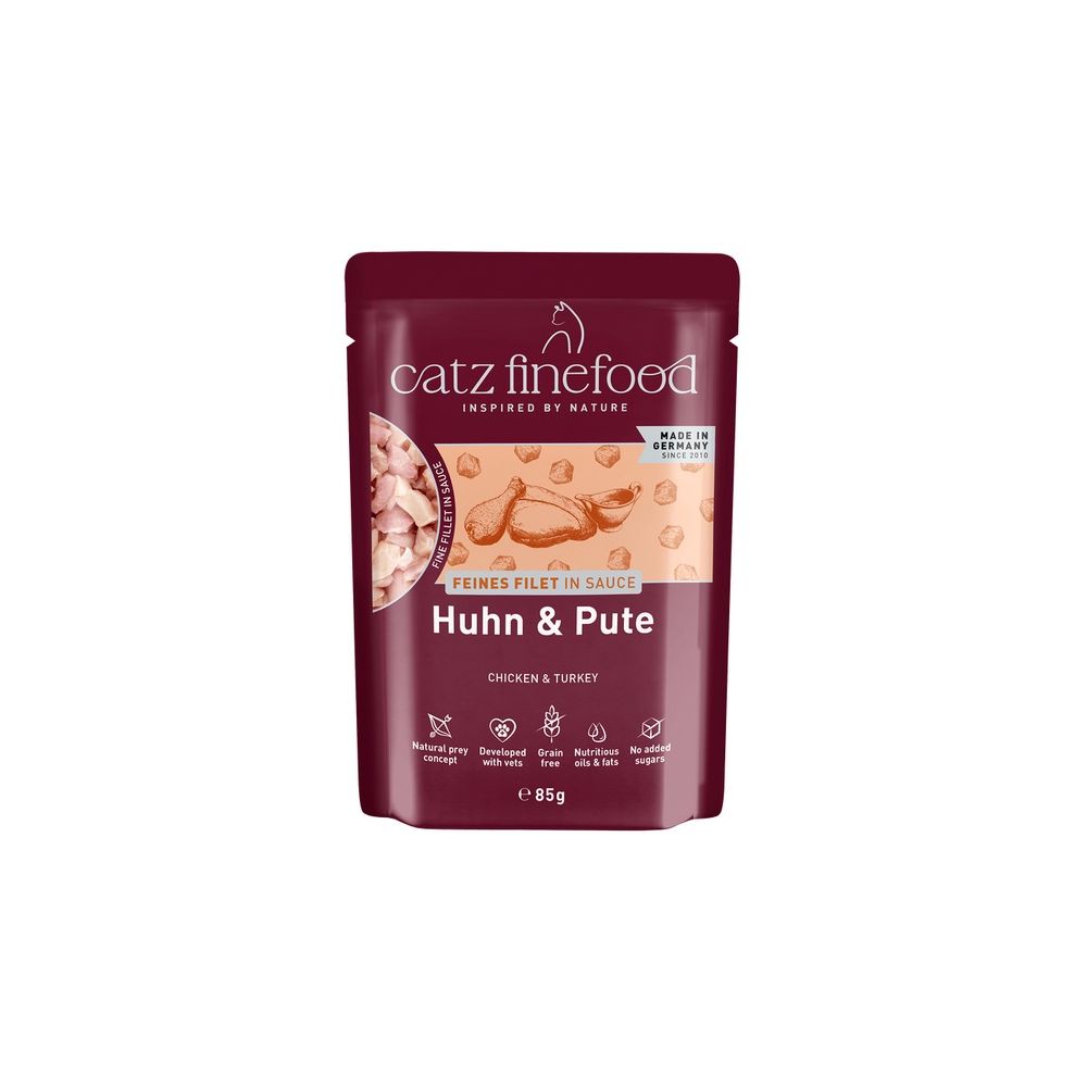 Catz Finefood Feines Filet In Sauce Kurczak I Indyk Saszetka 85G