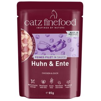 Catz Finefood Feines Filet In Sauce Kurczak I Kaczka Saszetka 85G