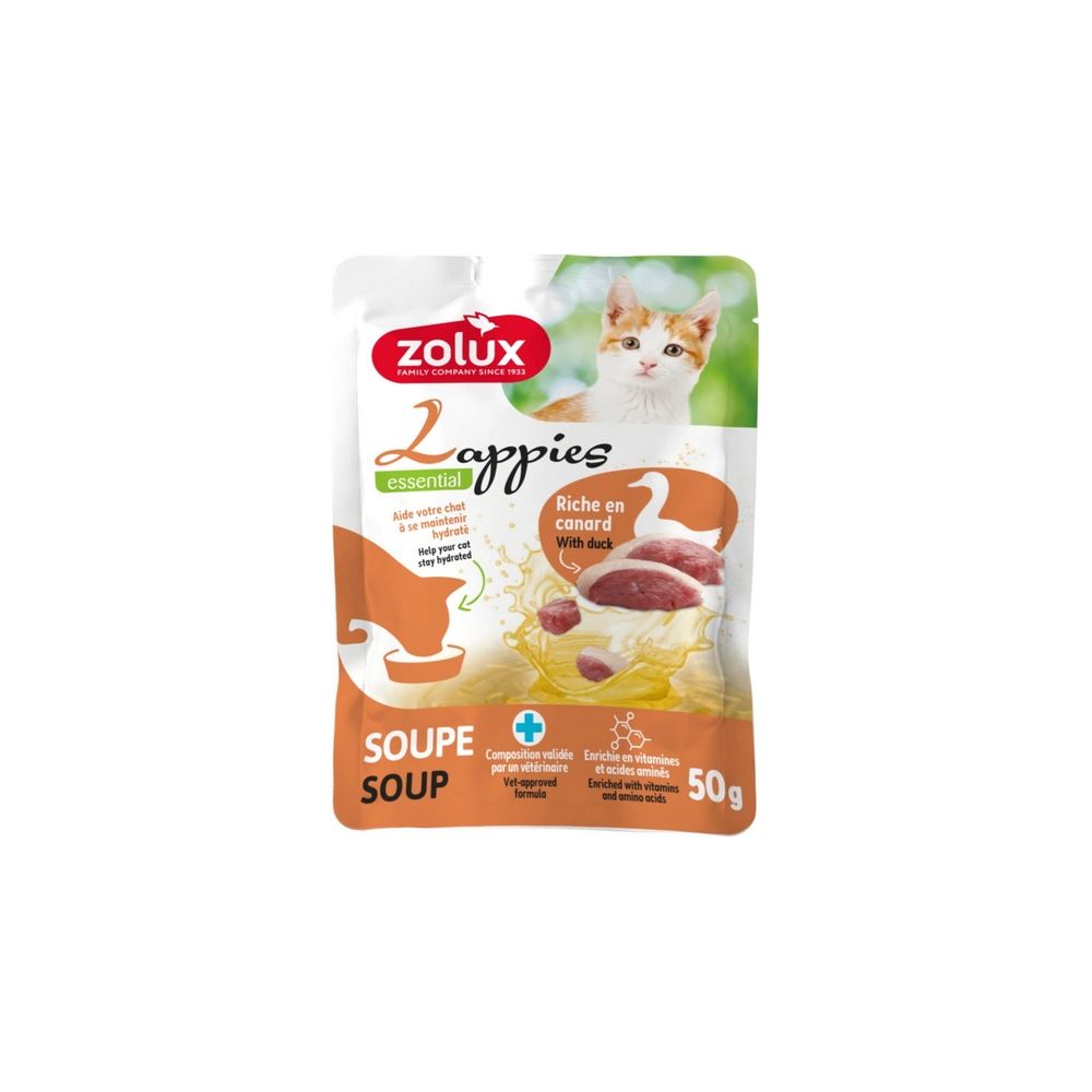 Zolux Lappies Przysmak Dla Kota - Zupa Z Kaczką 50G