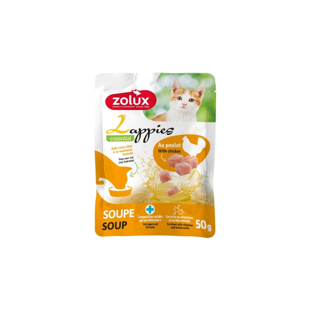 Zolux Lappies Przysmak Dla Kota - Zupa Z Kurczakiem 50G