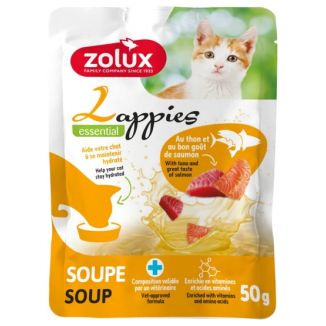 Zolux Lappies Przysmak Dla Kota - Zupa Z Tuńczykiem I Łososiem 50G