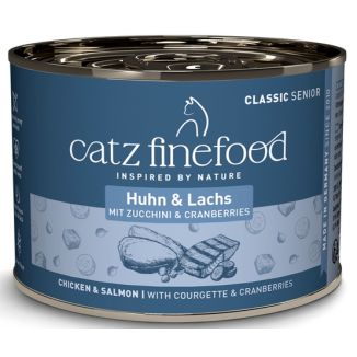 Catz Finefood Classic Senior Kurczak I Łosoś (Senior N.05) Puszka 200G