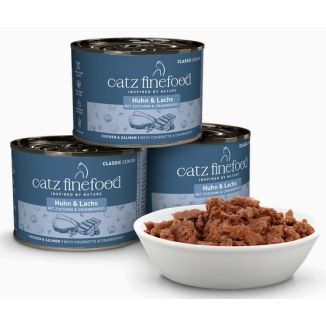 Catz Finefood Classic Senior Kurczak I Łosoś (Senior N.05) Puszka 200G