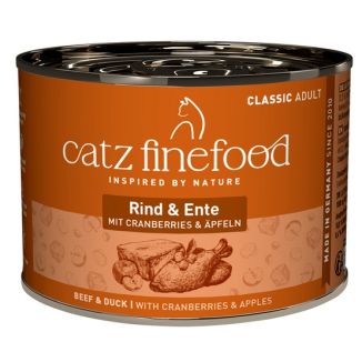 Catz Finefood Classic Wołowina I Kaczka (N.23) Puszka 200G