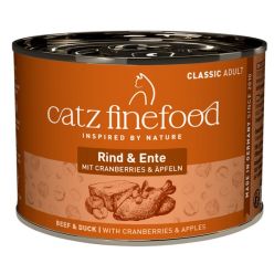 Catz Finefood Classic Wołowina I Kaczka (N.23) Puszka 200G