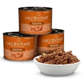 Catz Finefood Classic Wołowina I Kaczka (N.23) Puszka 200G