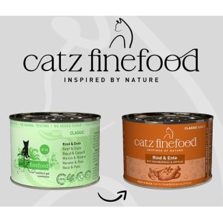 Catz Finefood Classic Wołowina I Kaczka (N.23) Puszka 200G